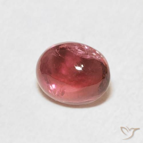 Turmalina rosa médio Natural 0.92ct, oval, Transparente