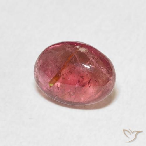 Turmalina Rosa Alaranjado Natural 1.35ct, oval, Transparente