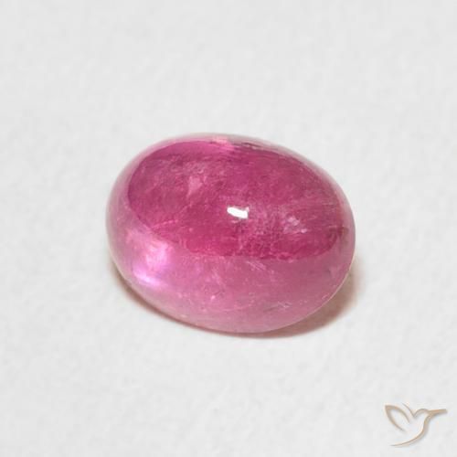 Turmalina Magenta Profundo Natural 1.53ct, oval, Transparente