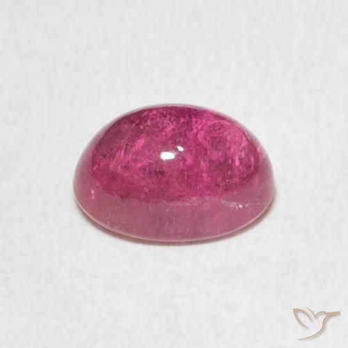 Turmalina Magenta Profundo Natural 1.53ct, oval, Transparente