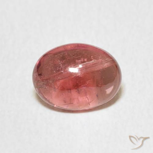 1.28ct Natural Rosa Alaranjado Turmalina, oval, Transparente