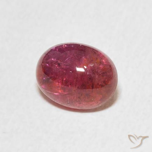 Turmalina Rosa Alaranjado Natural 1.70ct, oval, Transparente