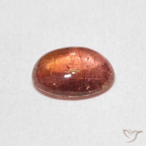 Turmalina Rosa Alaranjado Natural 1.90ct, oval, Transparente