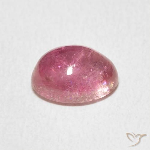 Turmalina Luz rosa Natural 2.08ct, oval, Transparente