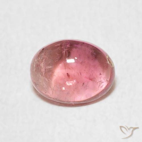 0.85ct Natural Luz rosa Turmalina, oval, Transparente