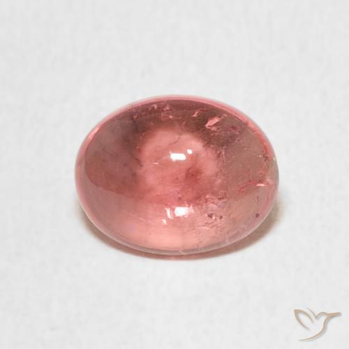 1.71ct Natural rosa médio Turmalina, oval, Transparente