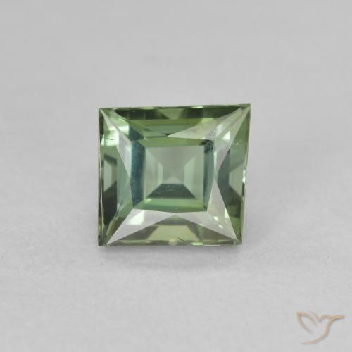 1.58ct Natural Terra Pálida Verde Turmalina, Chique, VVS