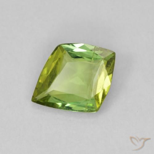 Turmalina verde vivo Natural 1.11ct, Chique, VVS-VS