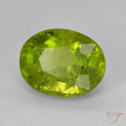 Turmalina verde vivo Natural 6.78ct, oval, VS