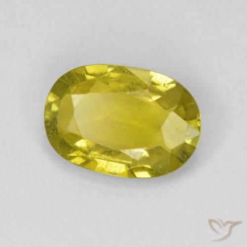 Turmalina amarelo médio Natural 2.06ct, Almofada, VS