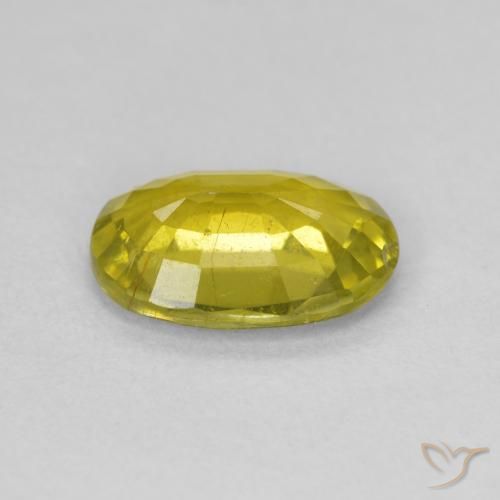 Turmalina amarelo médio Natural 2.06ct, Almofada, VS