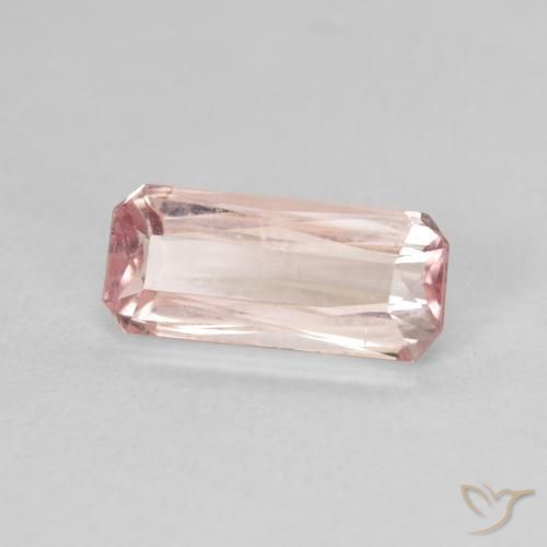 Turmalina rosa médio Natural 1.88ct, Corte Octógono / Esmeralda, VVS-VS