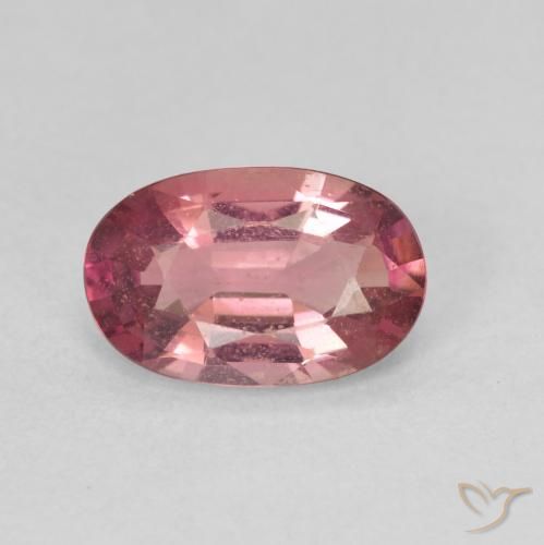 1.48ct Natural Rosa Intenso Turmalina, oval, VVS-VS