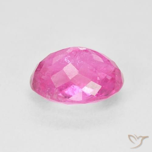 Turmalina Rosa quente Natural 3.20ct, oval, VS