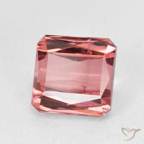 Turmalina Rosa escuro Natural 2.78ct, Corte Octógono / Esmeralda, SI