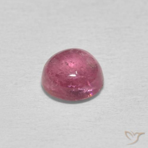 Turmalina Luz rosa Natural 0.75ct, Redondo, Transparente