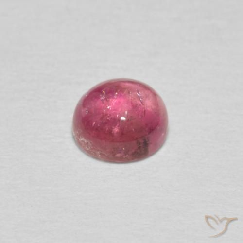 Turmalina Luz rosa Natural 0.62ct, Redondo, Transparente