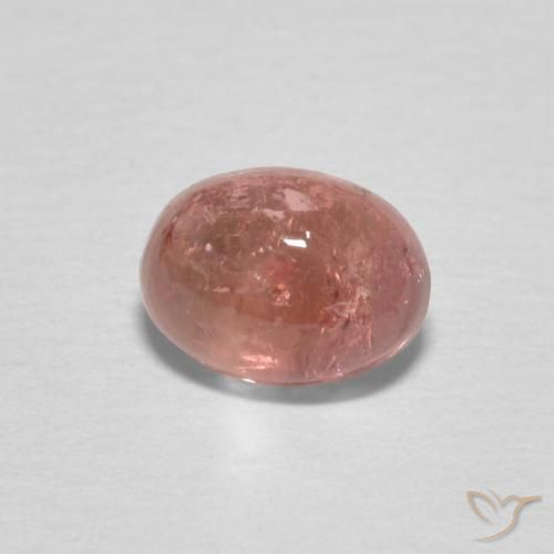 0.81ct Natural rosa médio Turmalina, oval, Transparente