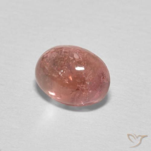 Turmalina rosa médio Natural 0.81ct, oval, Transparente