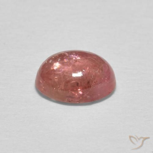 Turmalina rosa médio Natural 0.81ct, oval, Transparente