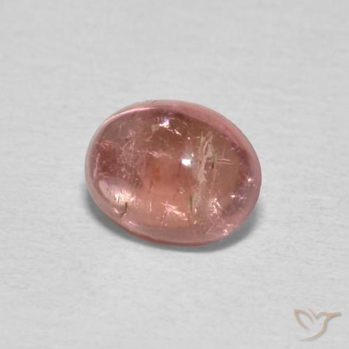 Turmalina rosa médio Natural 0.83ct, oval, Transparente