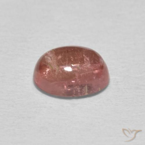 Turmalina rosa médio Natural 0.83ct, oval, Transparente