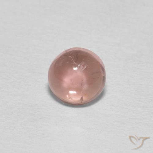 0.47ct Natural rosa médio Turmalina, Redondo, Transparente, Photo A