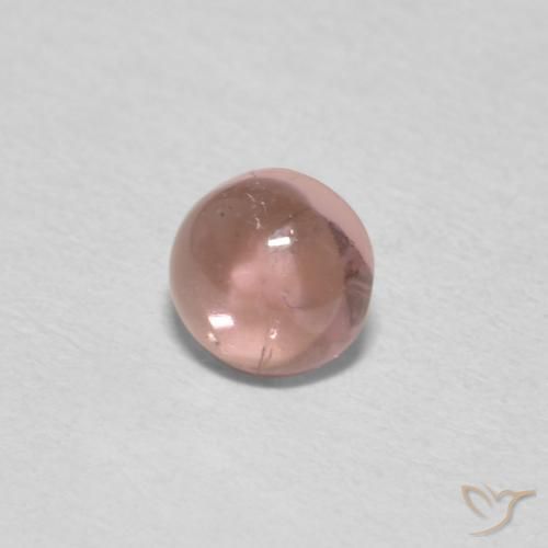 Turmalina rosa médio Natural 0.47ct, Redondo, Transparente