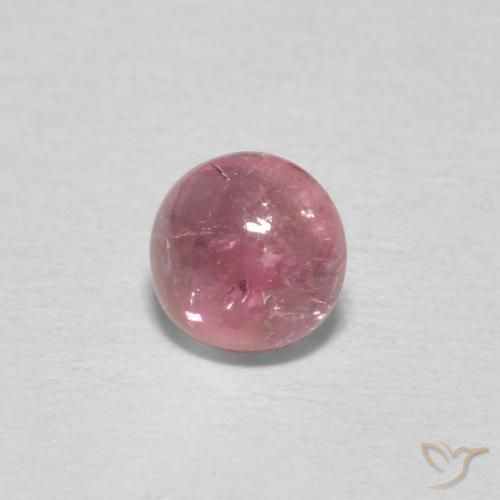 Turmalina Magenta Médio Natural 0.51ct, Redondo, Transparente