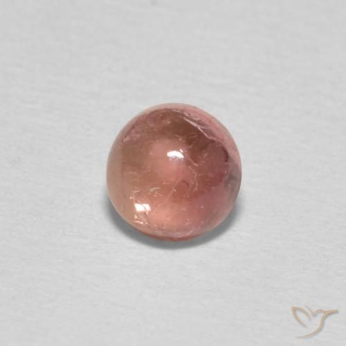 Turmalina rosa médio Natural 0.54ct, Redondo, Transparente