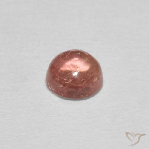 Turmalina rosa médio Natural 0.54ct, Redondo, Transparente