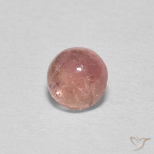 Turmalina rosa médio Natural 0.64ct, Redondo, Transparente