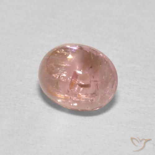 Turmalina Rosa salmão Natural 0.98ct, oval, Transparente