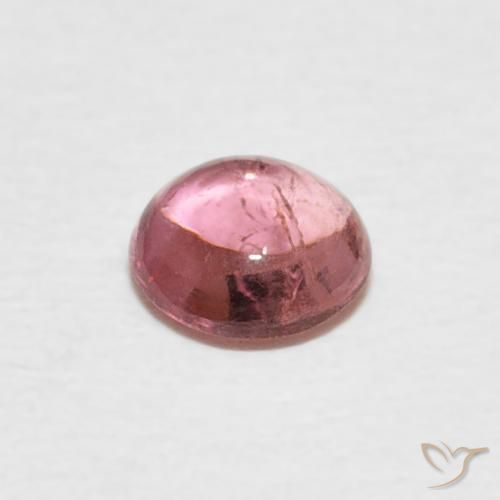 Turmalina Luz rosa Natural 0.41ct, Redondo, Transparente