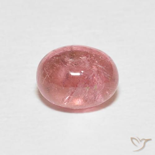 0.85ct Natural Rosa choque claro Turmalina, oval, Transparente