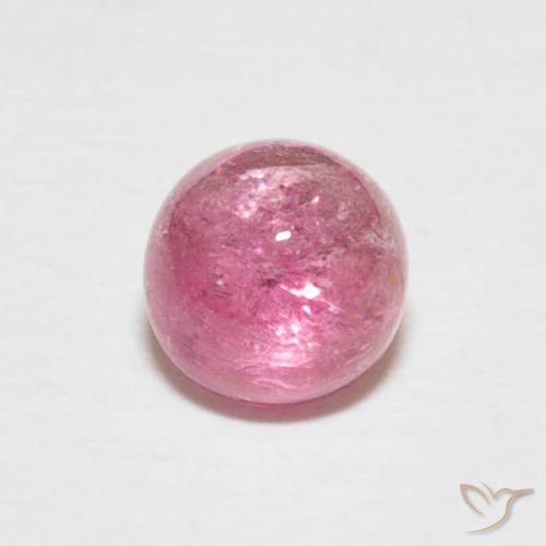 0.72ct Natural rosa médio Turmalina, Redondo, Transparente