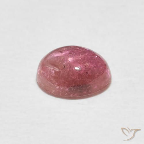 Turmalina Rosa quente Natural 0.70ct, oval, Transparente
