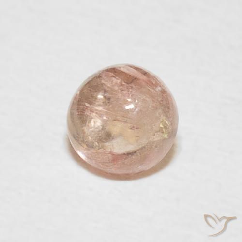 Turmalina rosa médio Natural 0.59ct, Redondo, Transparente