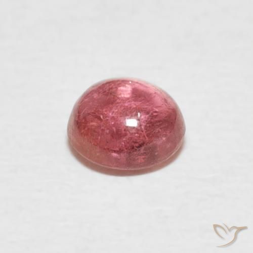 Turmalina ponche de frutas vermelhas Natural 0.59ct, Redondo, Transparente
