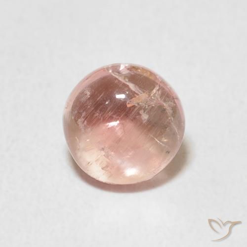 1.05ct Natural Rosa Flamingo Turmalina, Redondo, Transparente
