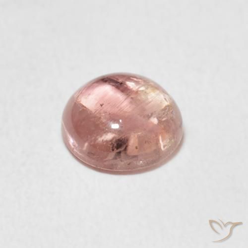 Turmalina Rosa Flamingo Natural 1.05ct, Redondo, Transparente