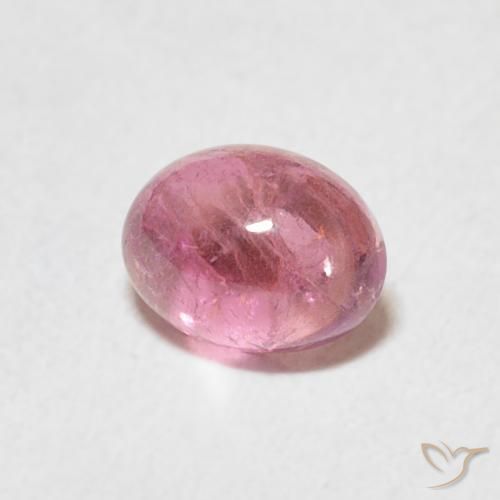 Turmalina Rosa quente Natural 0.81ct, oval, Transparente