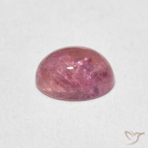 Turmalina Rosa quente Natural 0.81ct, oval, Transparente