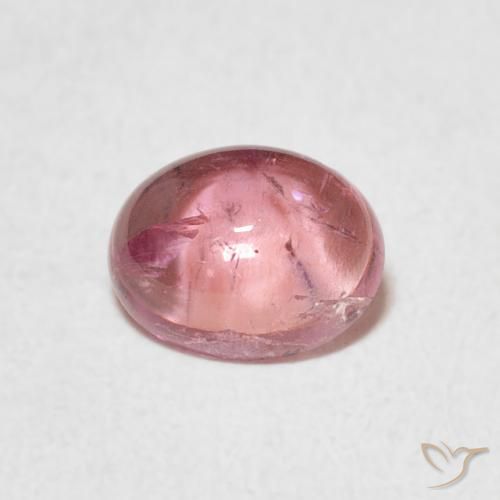 1.08ct Natural Rosa quente Turmalina, oval, Transparente
