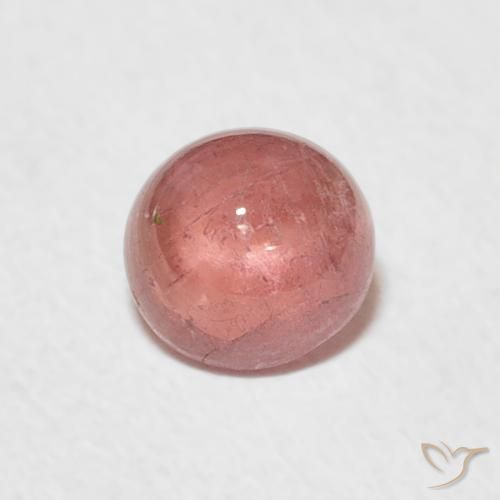 0.72ct Natural rosa médio Turmalina, Redondo, Transparente