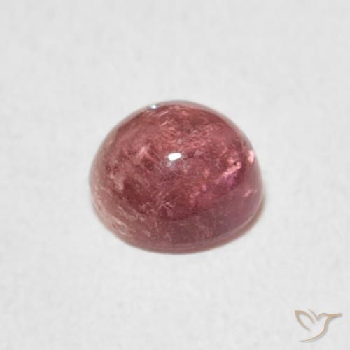 Turmalina rosa médio Natural 0.72ct, Redondo, Transparente
