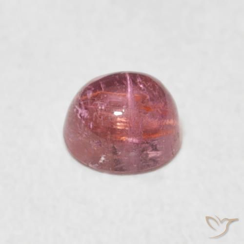 Turmalina Luz rosa Natural 0.56ct, Redondo, Transparente