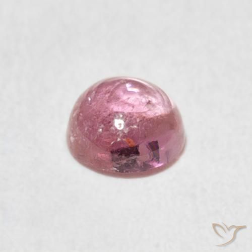 Turmalina Luz rosa Natural 0.56ct, Redondo, Transparente
