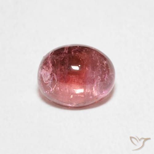 0.73ct Natural ponche de frutas vermelhas Turmalina, oval, Transparente