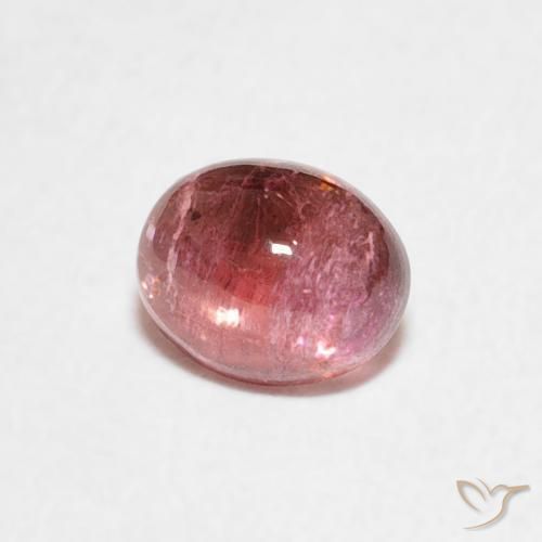 Turmalina ponche de frutas vermelhas Natural 0.73ct, oval, Transparente